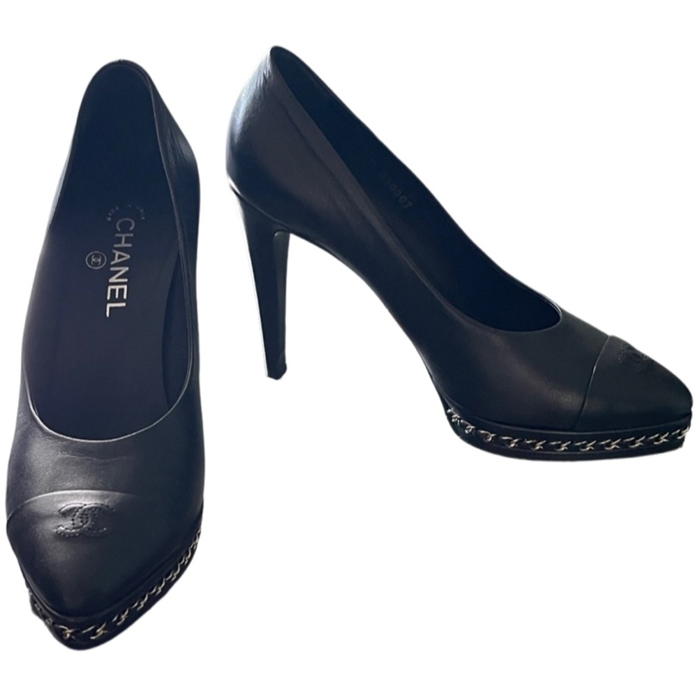 Chanel Chain Link Heels MUST HAVE!! - Picture 2 of 12